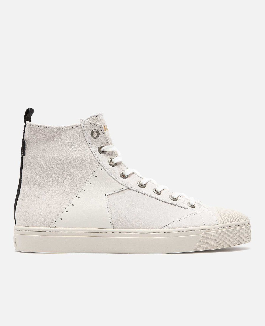 KOST Sneakers | Dames Gebroken Witte Suede Milieuvriendelijke Sneakers