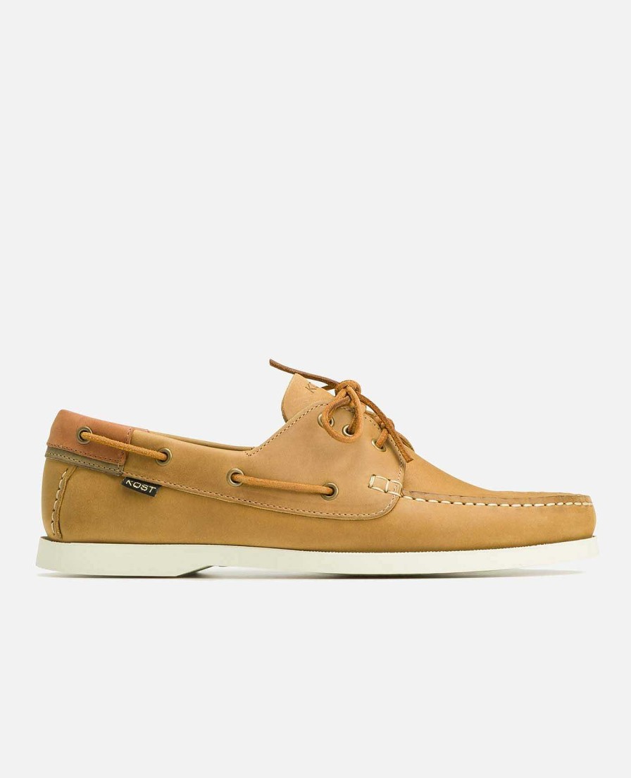 KOST Loafers | Heren Mosterd Nubuck Bootschoenen