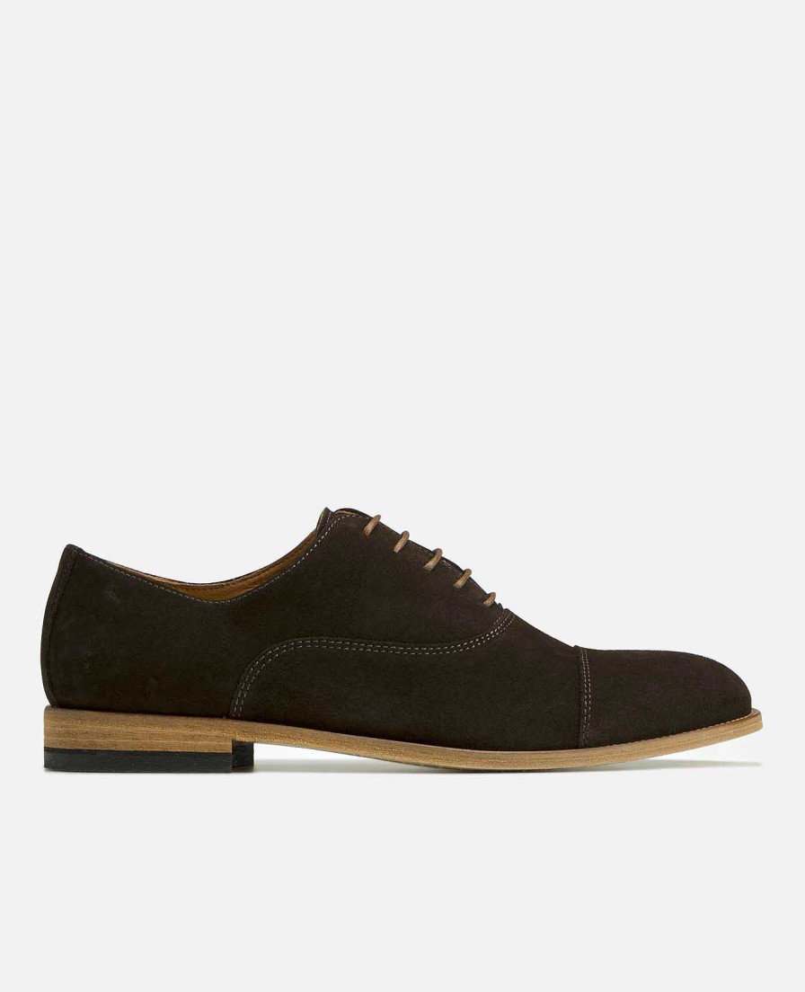 KOST Derby- En Oxford-Schoenen | Heren Bruine Suede Oxford-Schoenen