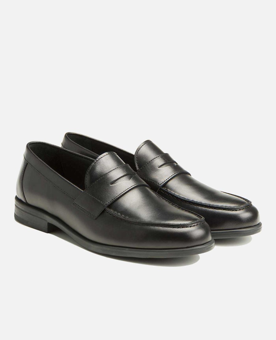 KOST Loafers | Mannen Zwart Lederen Loafers