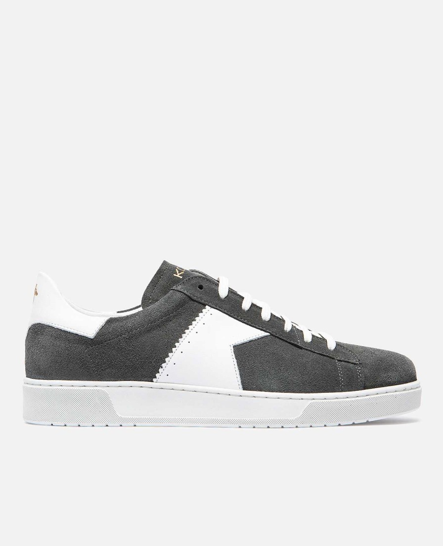 KOST Sneakers | Gemengde Grijze Suede Sneakers