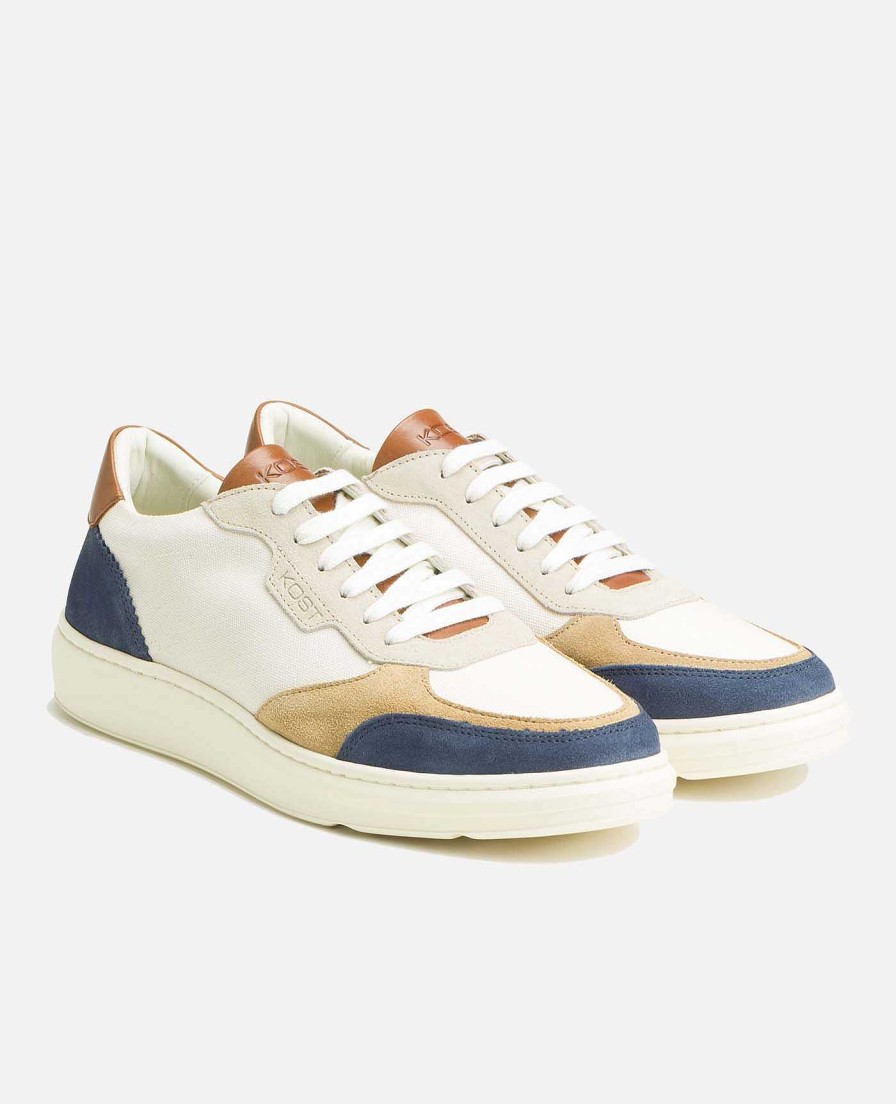 KOST Sneakers | Heren Blauwe Textiel Sneakers