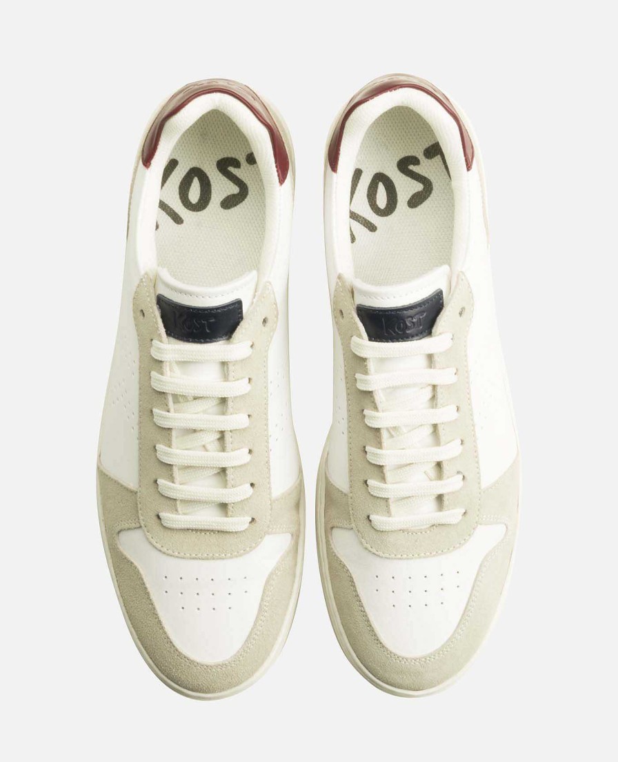 KOST Sneakers | Heren Witte Leren Sneakers