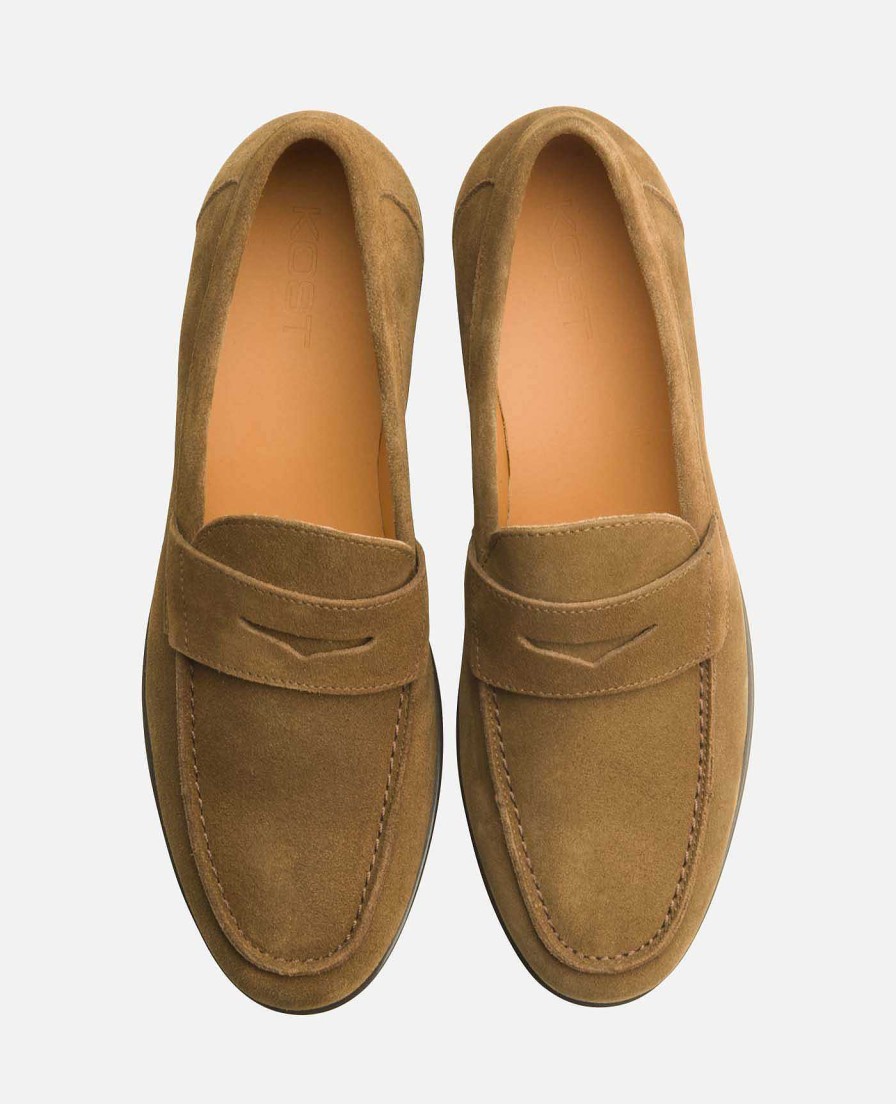 KOST Loafers | Heren Bruine Suede Loafer