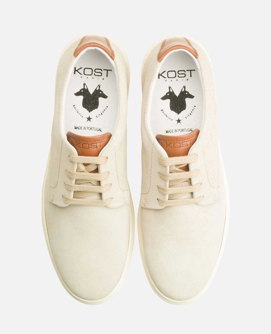 KOST Sneakers | Heren Suede Beige Sneakers