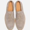 KOST Derby- En Oxford-Schoenen | Heren Suede Taupe Derbyschoenen