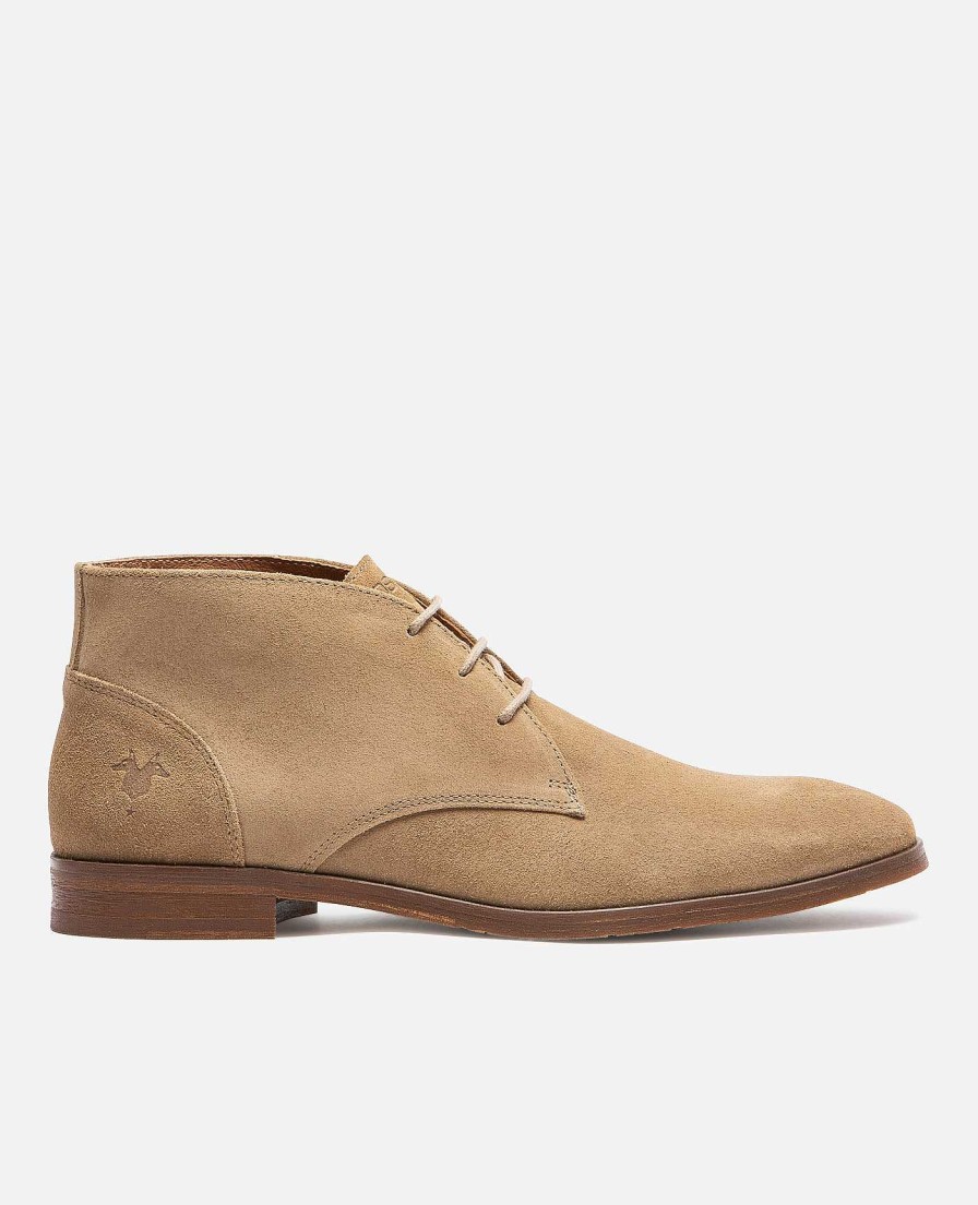 KOST Laarzen | Heren Camel Suede Chukka-Laarzen