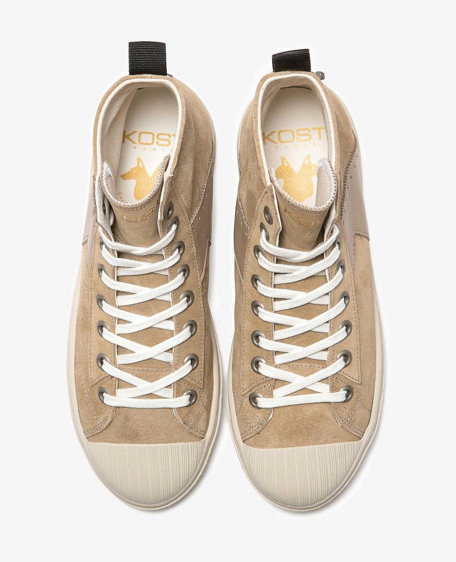 KOST Sneakers | Heren Beige Suede Milieuvriendelijke Sneakers