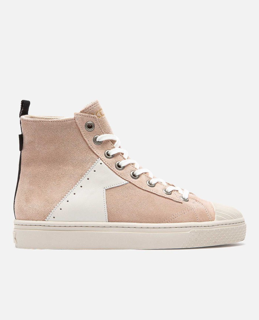 KOST Sneakers | Dames Roze Suede Milieuvriendelijke Sneakers