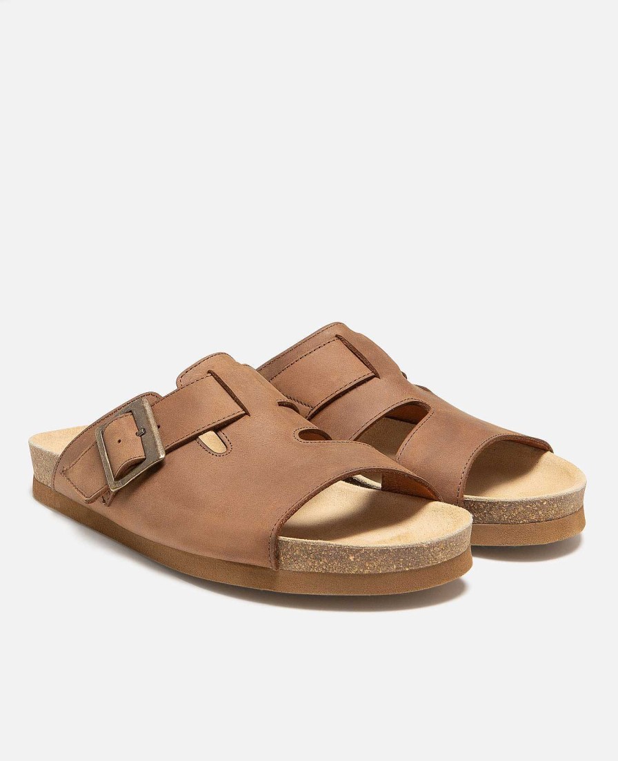 KOST Sandalen | Heren Nubuck Lederen Pantoffels