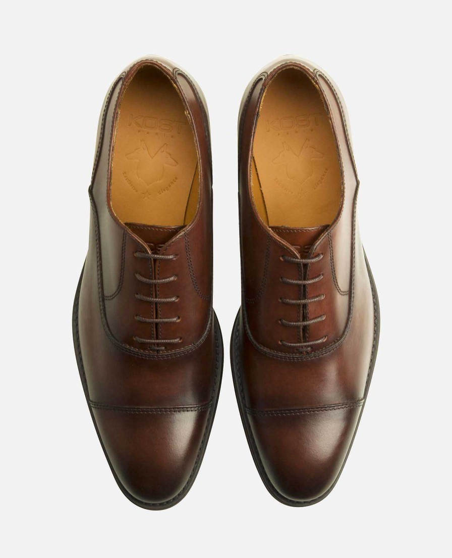 KOST Derby- En Oxford-Schoenen | Heren Bruin Lederen Oxford Schoenen