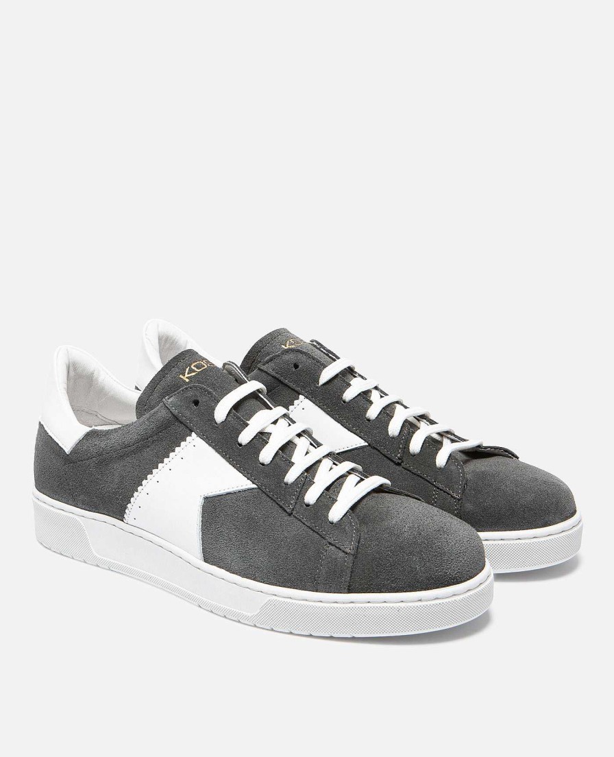 KOST Sneakers | Gemengde Grijze Suede Sneakers