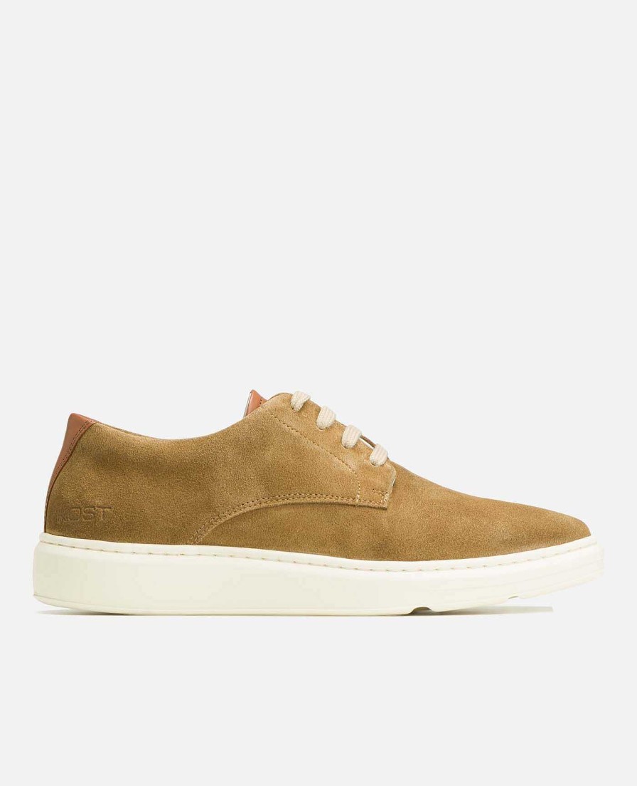 KOST Sneakers | Heren Suede Taupe Sneakers