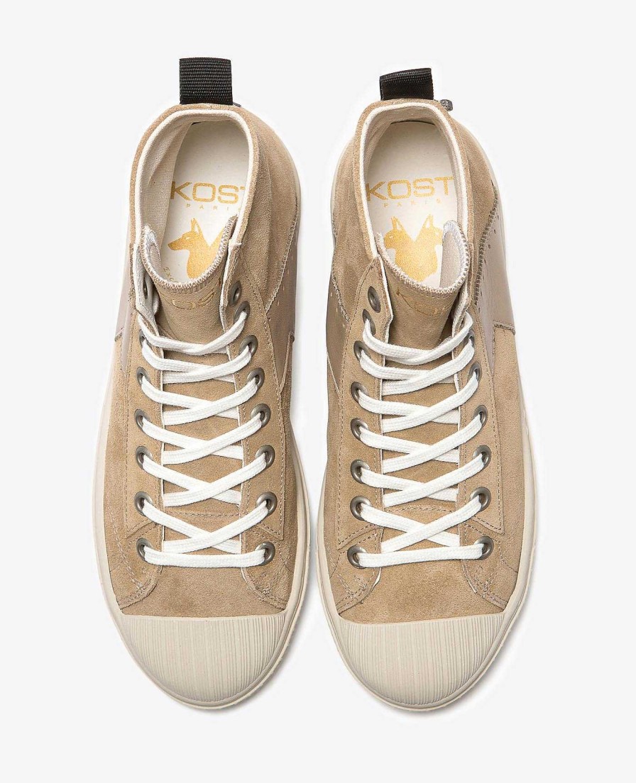 KOST Sneakers | Dames Beige Suede Milieuvriendelijke Sneakers