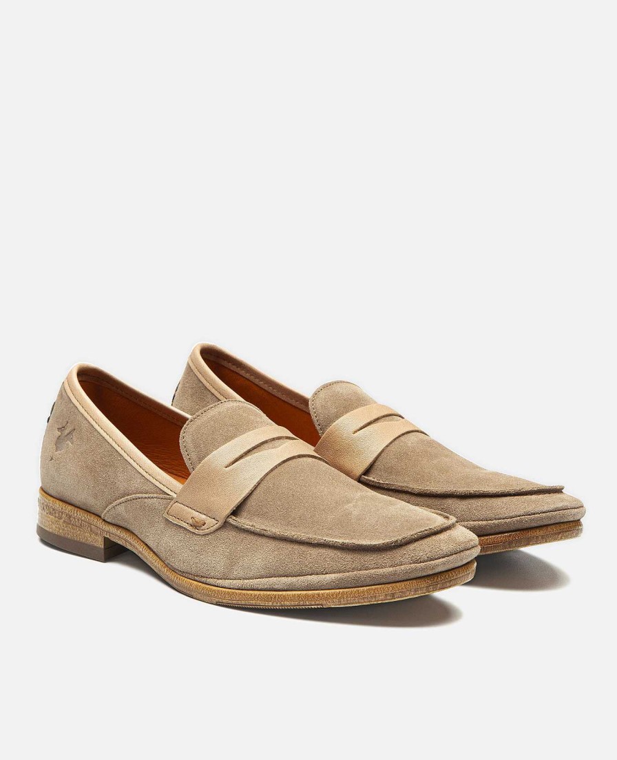 KOST Loafers | Heren Bruine Suede Loafers