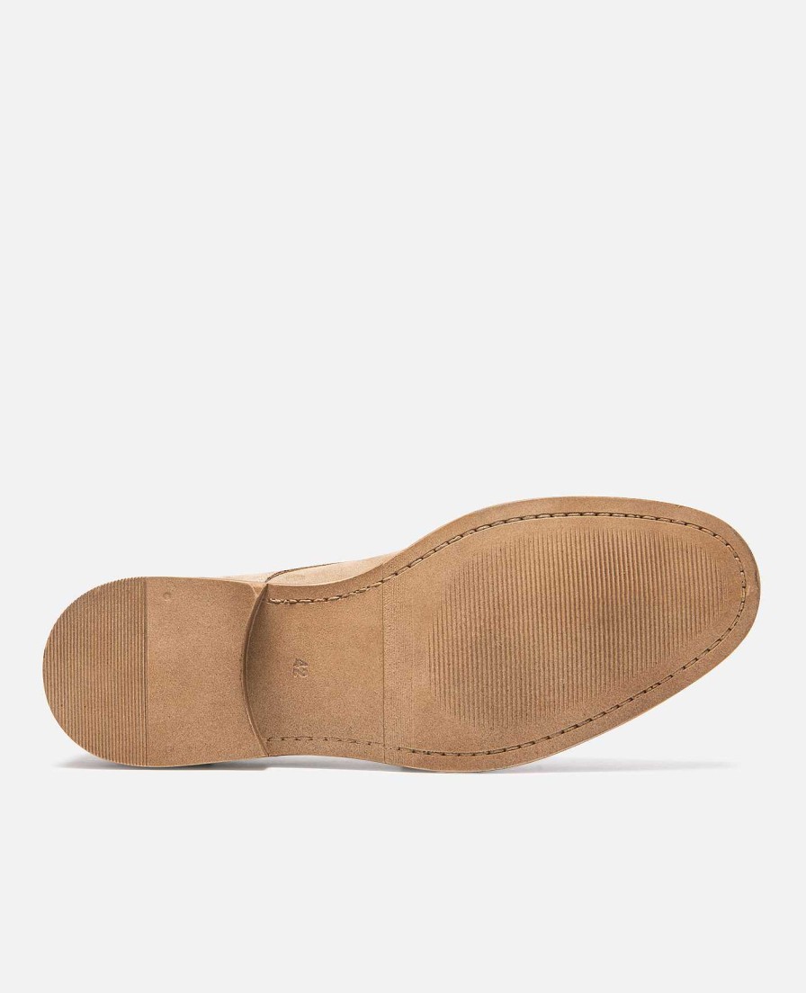 KOST Derby- En Oxford-Schoenen | Heren Beige Suede Derbyschoenen