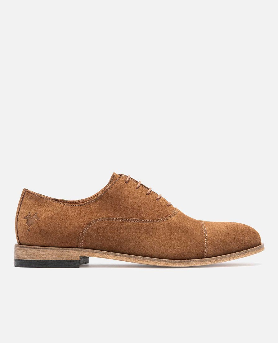 KOST Derby- En Oxford-Schoenen | Heren Bruine Suede Oxford-Schoenen