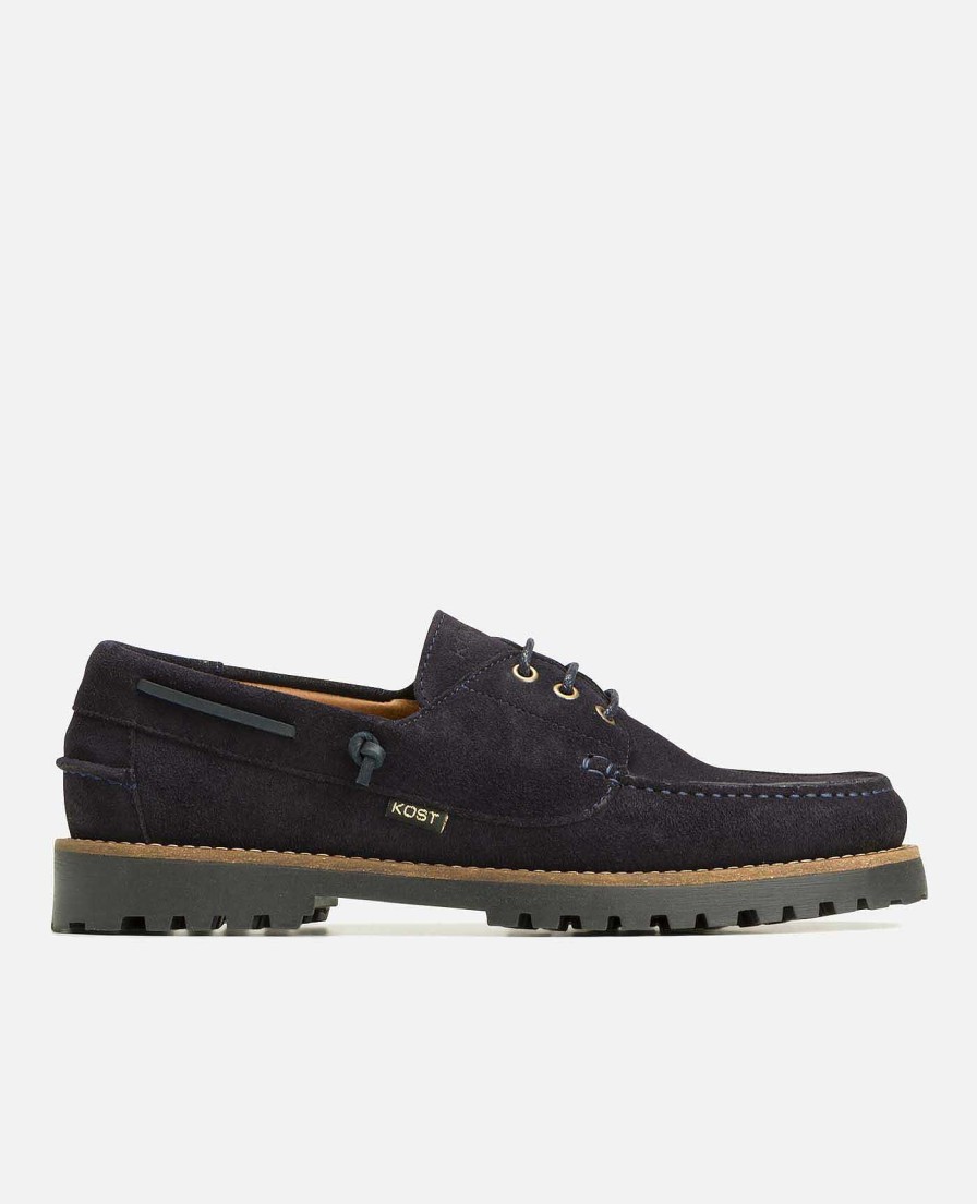 KOST Loafers | Marineblauwe Suede Bootschoenen Voor Heren