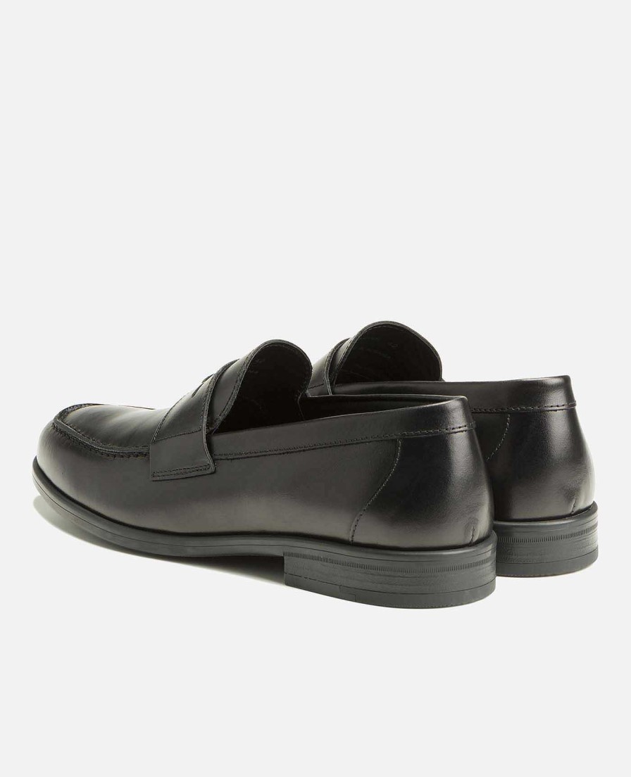 KOST Loafers | Mannen Zwart Lederen Loafers