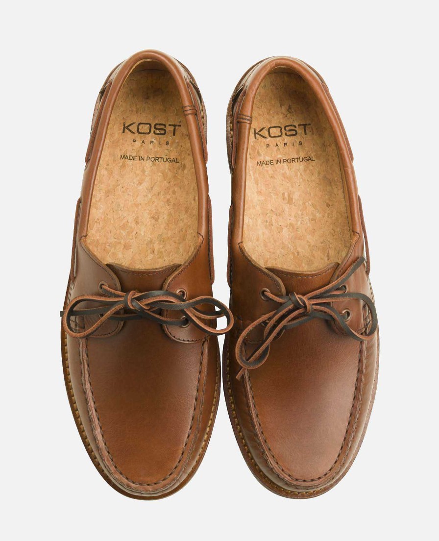 KOST Loafers | Heren Bruin Lederen Bootschoen