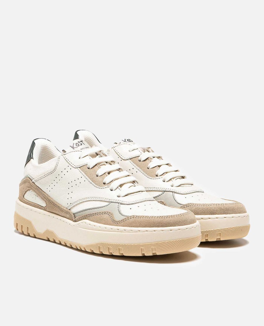 KOST Sneakers | Dames Beige Lederen Sneakers