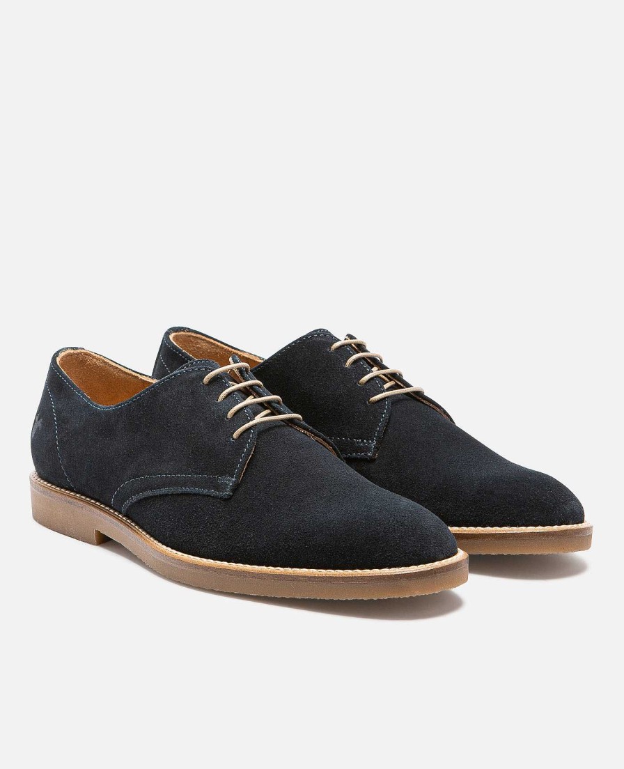 KOST Derby- En Oxford-Schoenen | Heren Suede Marine Derby Schoenen