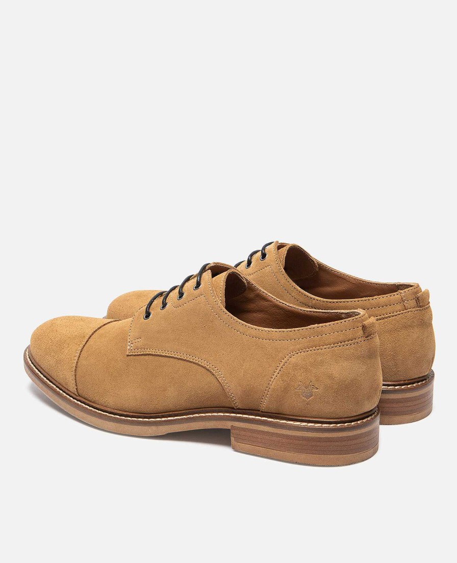 KOST Derby- En Oxford-Schoenen | Heren Bruine Suede Derbyschoenen