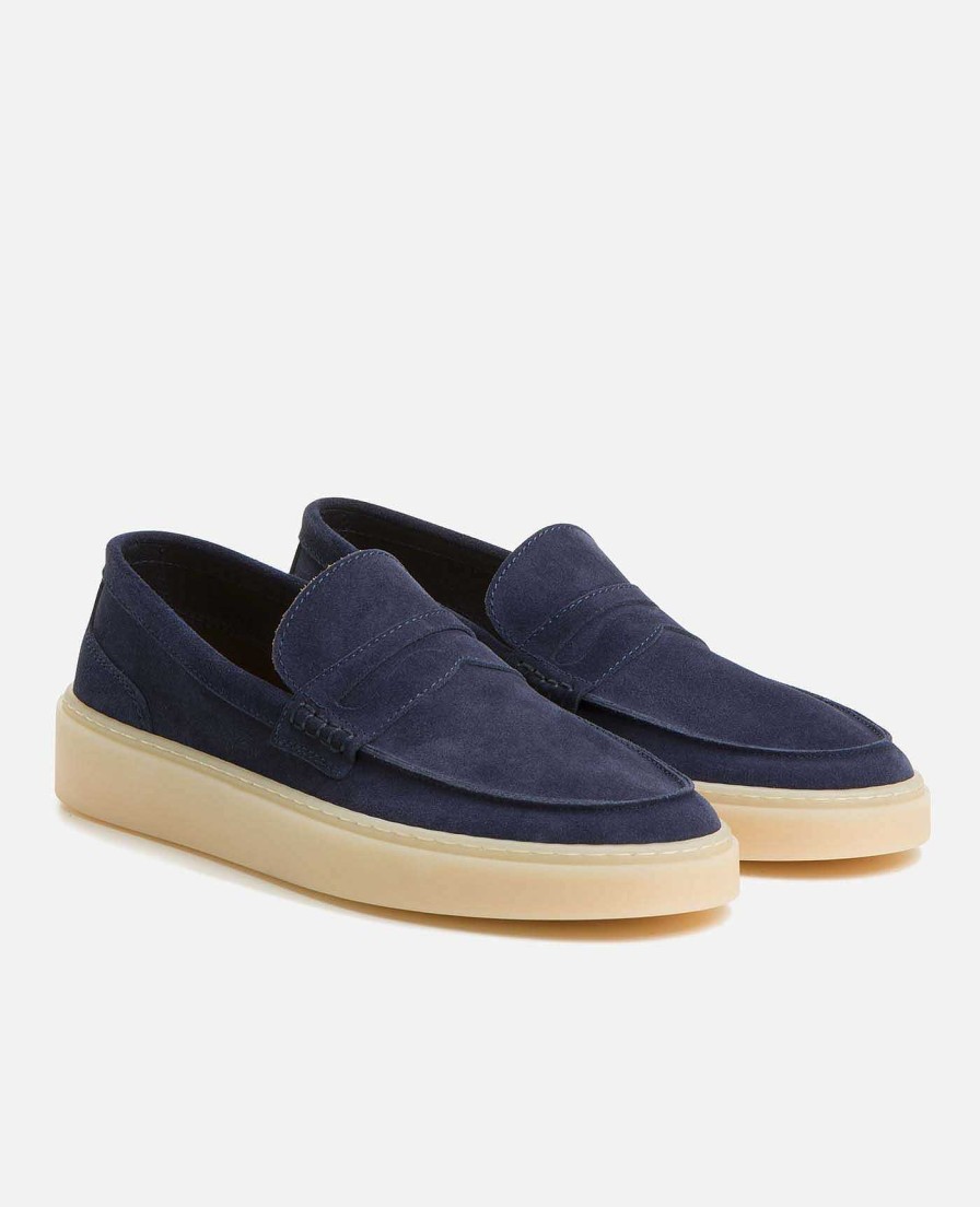 KOST Loafers | Marineblauwe Suede Loafers Voor Heren