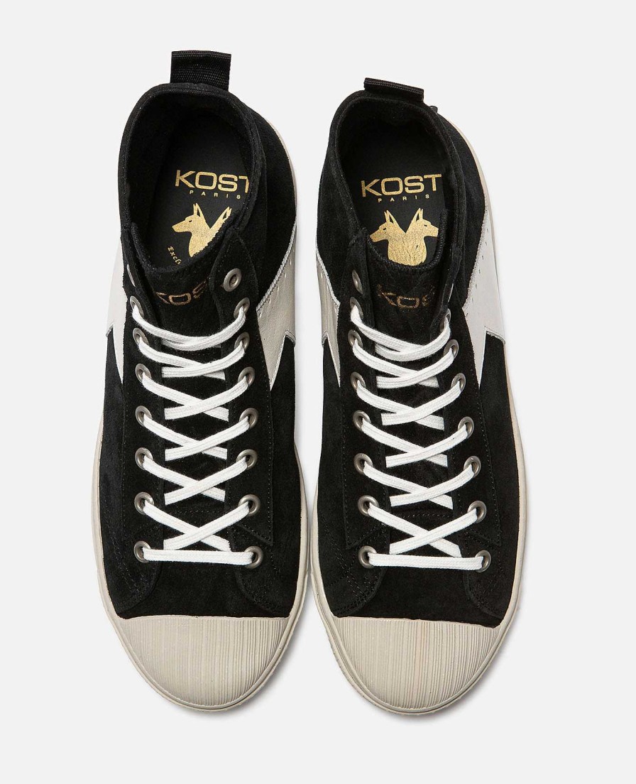 KOST Sneakers | Dames Zwarte Suede Milieuvriendelijke Sneakers