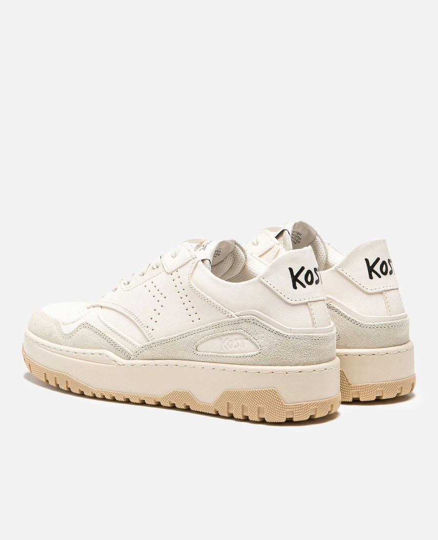 KOST Sneakers | Heren Beige Plantaardig Gelooide Leren Sneakers