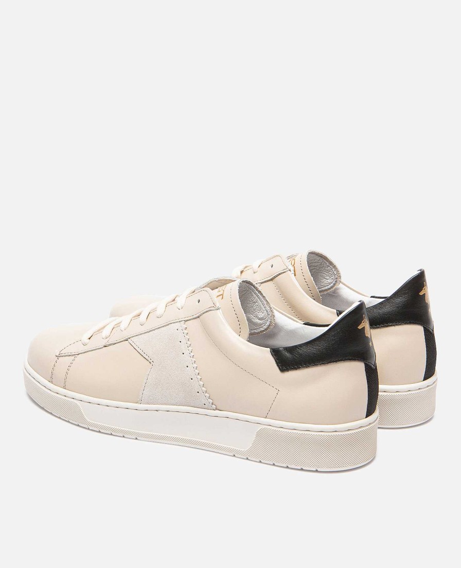 KOST Sneakers | Gemengde Beige Leren Milieuvriendelijke Sneakers