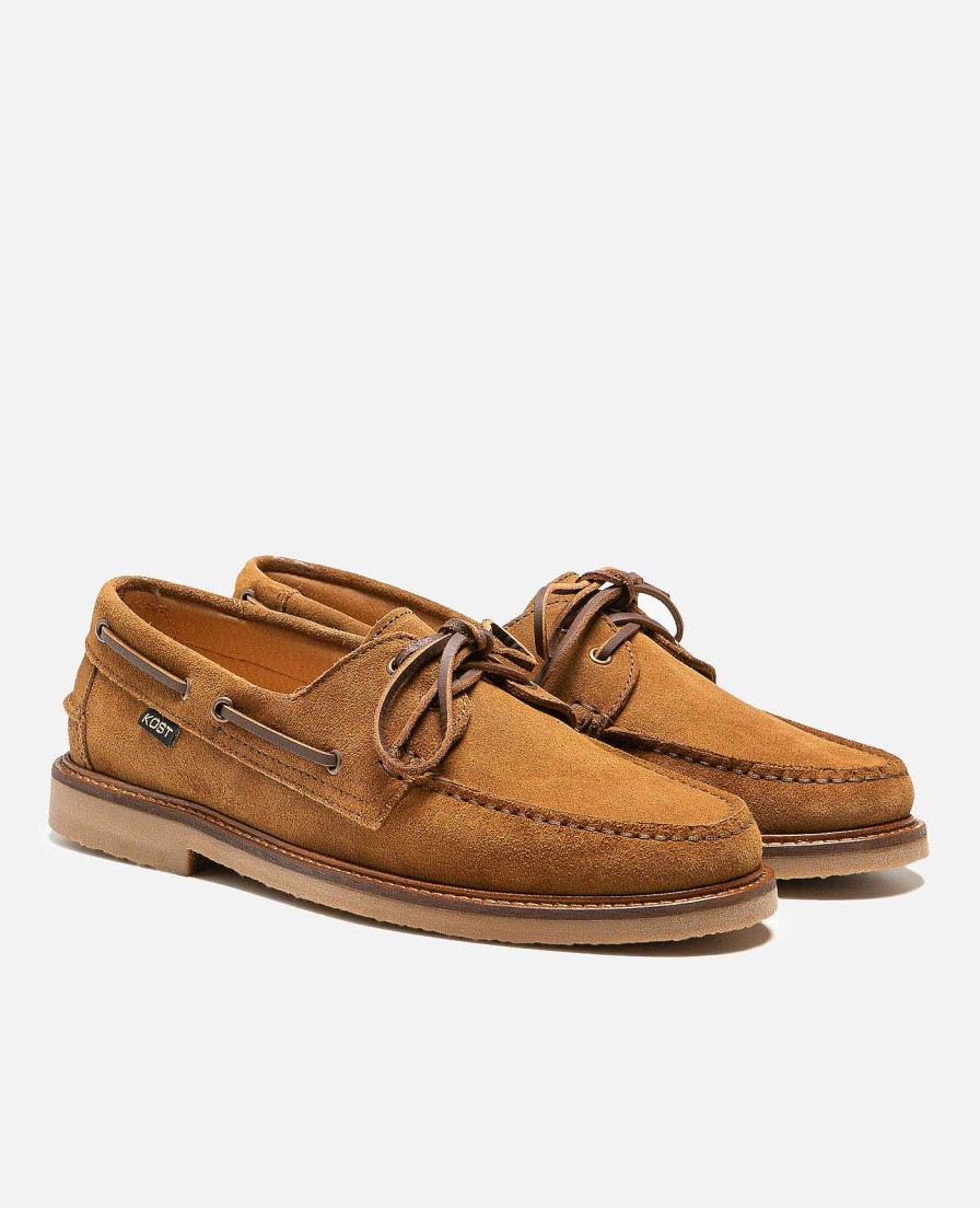 KOST Loafers | Heren Bruine Suede Bootschoen