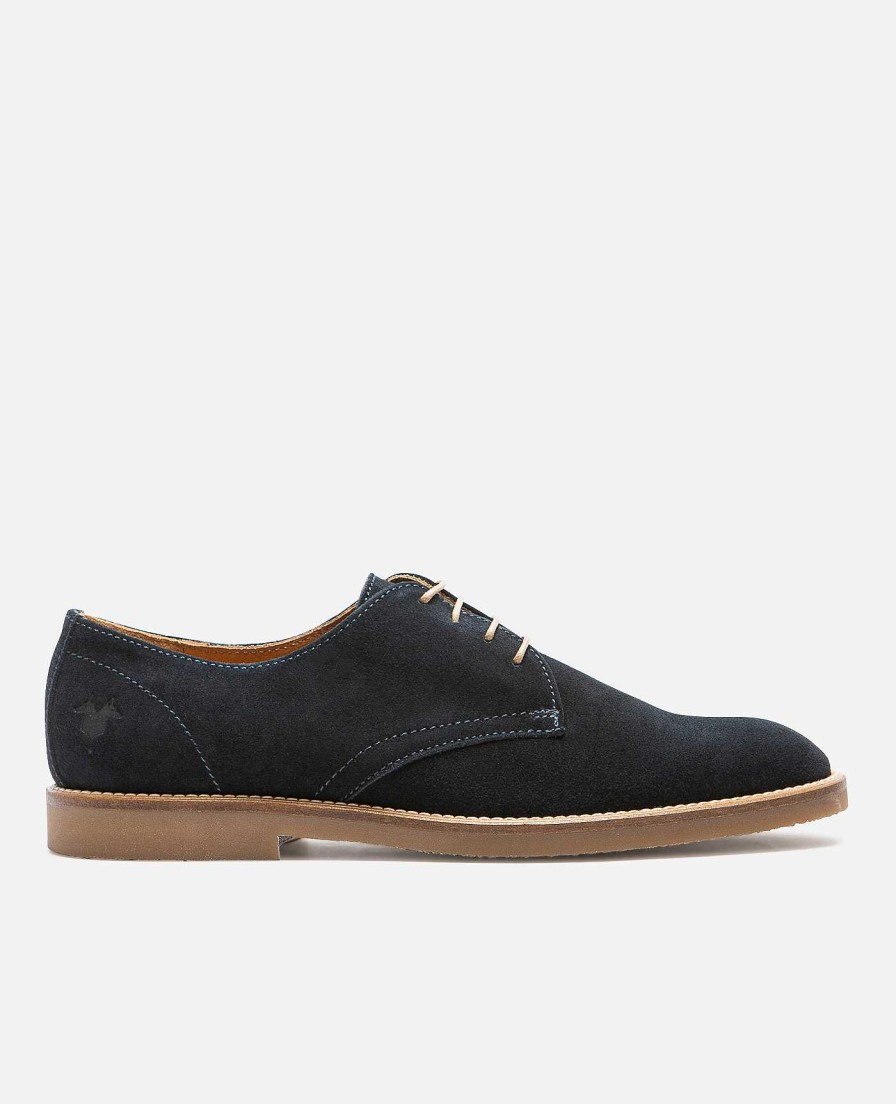 KOST Derby- En Oxford-Schoenen | Heren Suede Marine Derby Schoenen