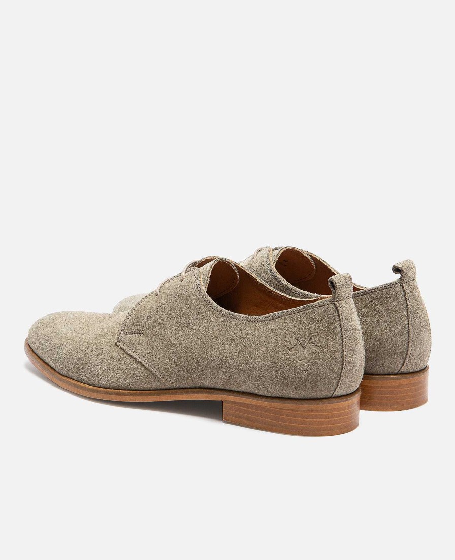 KOST Derby- En Oxford-Schoenen | Heren Kaki Suede Derbyschoenen