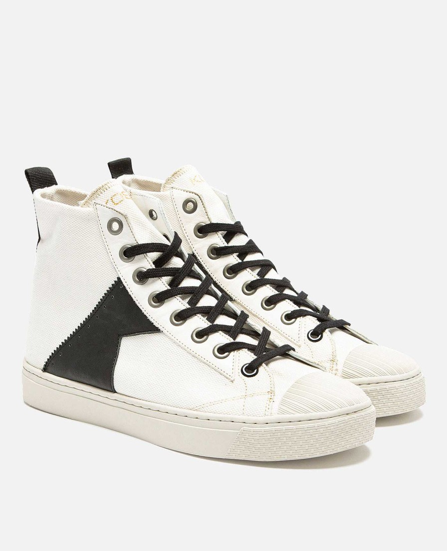 KOST Sneakers | Dames Milieuvriendelijke Textiel Witte Sneakers