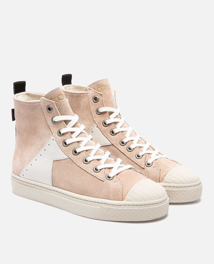 KOST Sneakers | Dames Roze Suede Milieuvriendelijke Sneakers