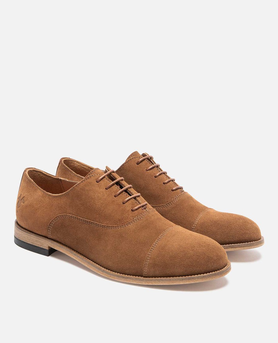 KOST Derby- En Oxford-Schoenen | Heren Bruine Suede Oxford-Schoenen