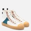 KOST Sneakers | Dames Gebroken Witte Oeko-Tex Canvas Sneakers